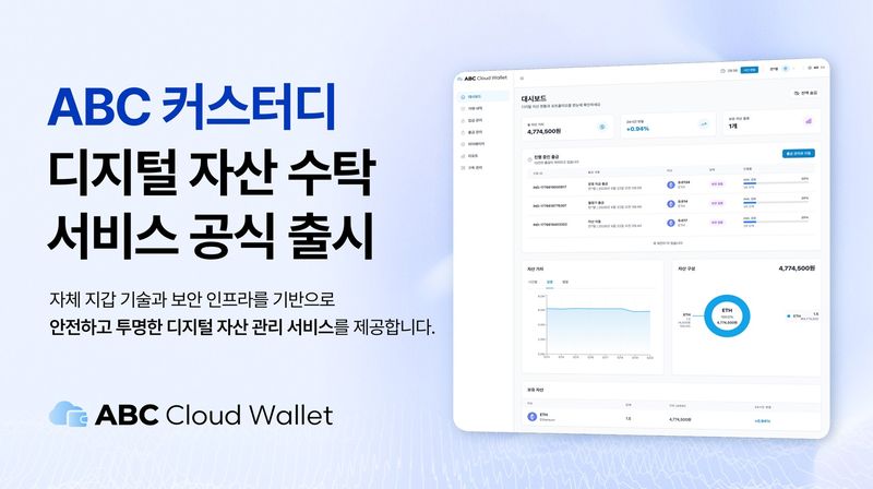 안랩블록체인컴퍼니, 디지털 자산 보관 'ABC 클라우드 월렛' 오픈