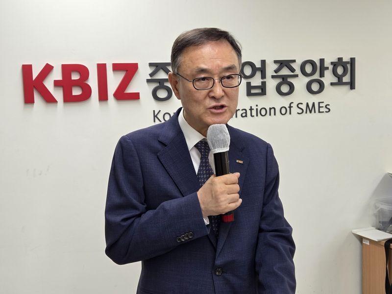 송치영 소상공인연합회 회장. 연합뉴스 제공.