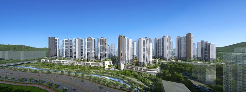 더샵 검단레이크파크 투시도