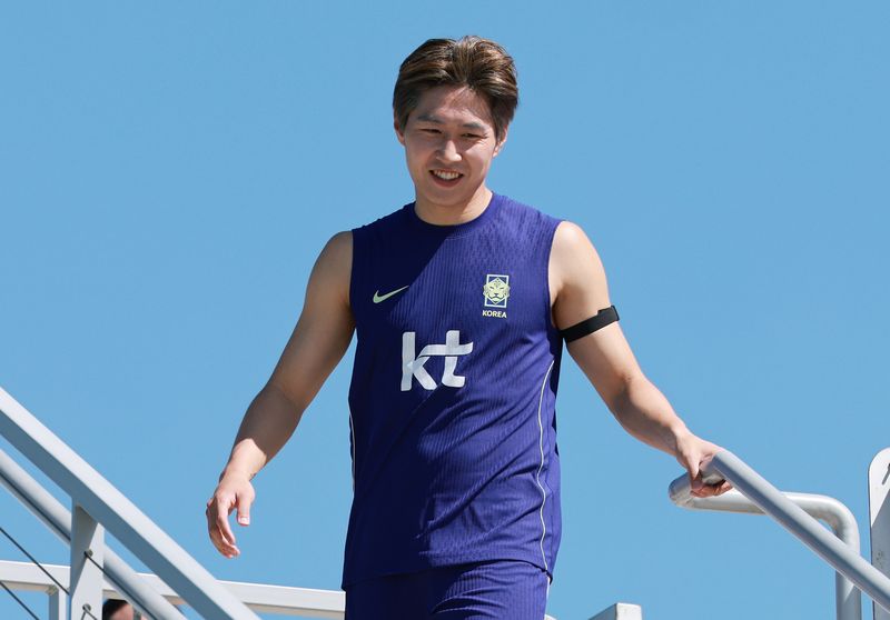 대한민국 축구대표팀 이강인이 2일(현지시간) 미국 유타주 헤리먼에 위치한 자이언스뱅크 트레이닝센터에서 훈련에 나서고 있다. 2026.6.3 ⓒ 뉴스1 임세영 기자