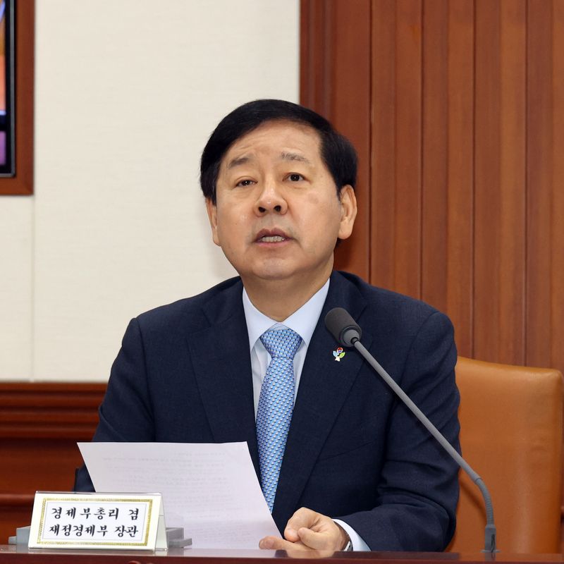구윤철 부총리 겸 재정경제부 장관이 5일 서울 종로구 정부서울청사에서 열린 경제관계장관회의에서 발언하고 있다. 사진=서동일 기자