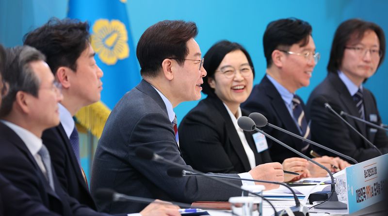 이재명 대통령이 20일 청와대에서 열린 중소기업인과의 대화에서 발언하고 있다. 2026.3.20 ⓒ 뉴스1 허경 기자