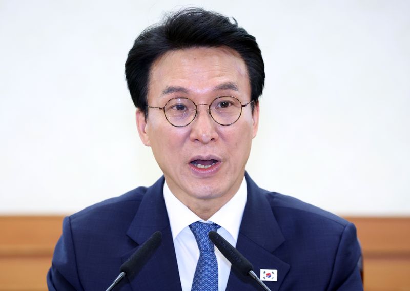 김민석 국무총리가 21일 서울 종로구 세종대로 정부서울청사에서 열린 전남광주통합특별시 출범 준비 점검회의에서 모두 발언을 하고 있다. 2026.4.21 ⓒ 뉴스1 김명섭 기자