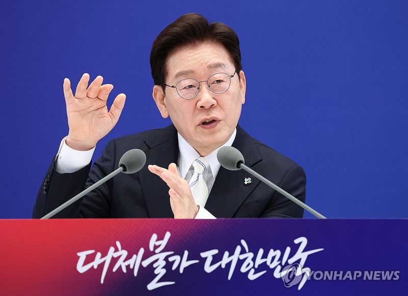 이재명 대통령, 취임 1주년 발언 (출처=연합뉴스)
