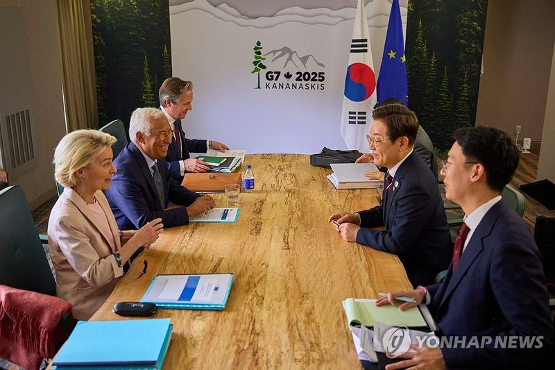 이재명 대통령, 한·EU 정상회담 (출처=연합뉴스)