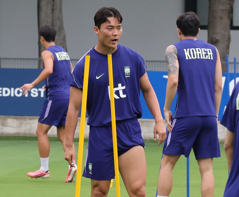 2026 북중미 월드컵에 출전하는 대한민국 축구 국가대표팀 카지노 사이트가 8일(현지시간) 멕시코 과달라하라 인근 사포판에 위치한 치바스 바예 베르데에서 훈련을 하고 있다. 2026.6.9 ⓒ 뉴스1 임세영 기자