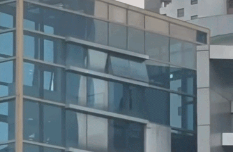 대구 선관위 건물 내부에서 '골프 스윙', 영상 보니..