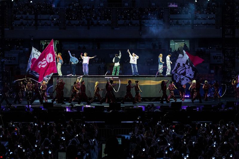 그룹 방탄소년단(BTS) 월드투어 '아리랑' 부산 콘서트. 연합뉴스