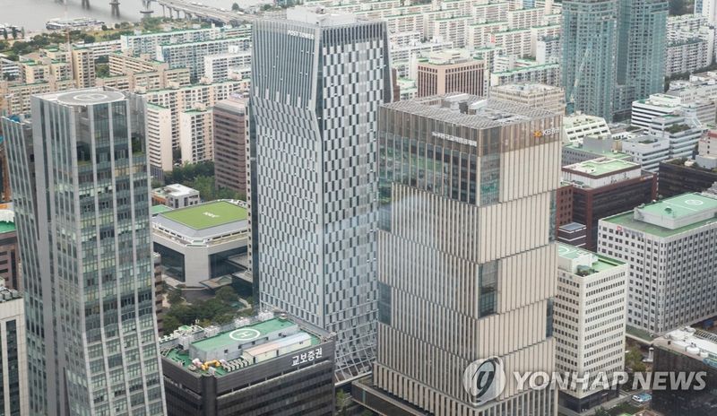 여의도 증권가 전경. 연합뉴스 제공.