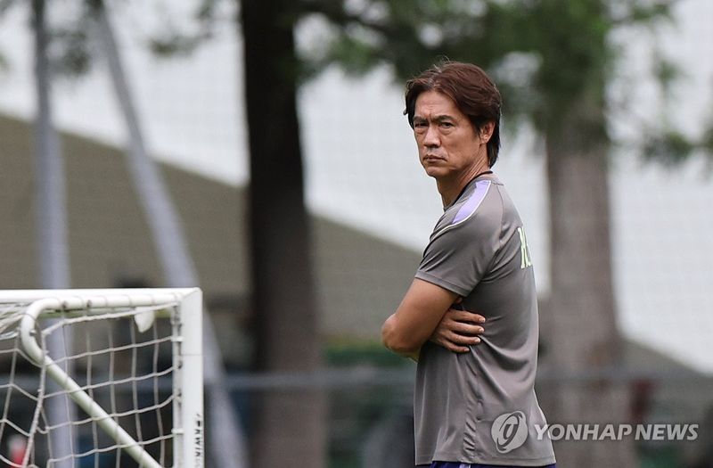 멕시코전 앞둔 홍명보 감독 (출처=연합뉴스)