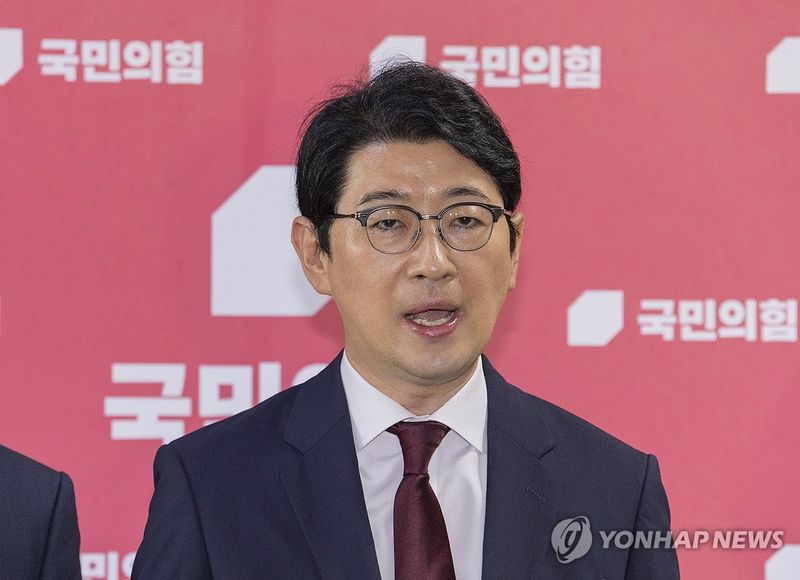 국민의힘 당론으로 발의된 '선관위 종합특검법' 내용 설명하는 주진우 의원 (출처=연합뉴스)