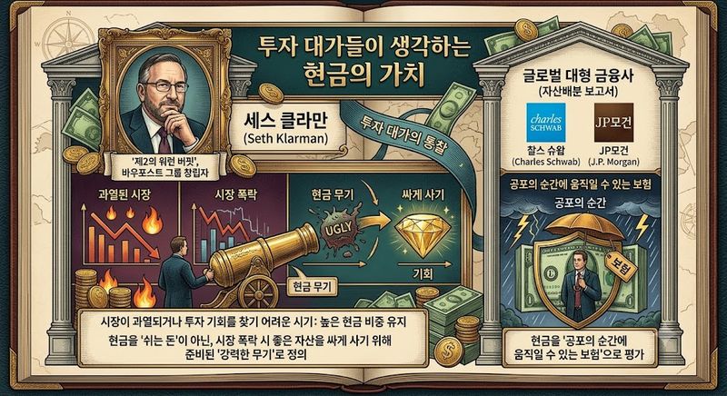좋은 투자자는 현금을 어떻게 생각하는가. 제미나이 생성 이미지