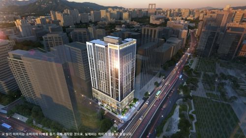 정동 롯데캐슬 136 조감도 [사진=롯데건설]