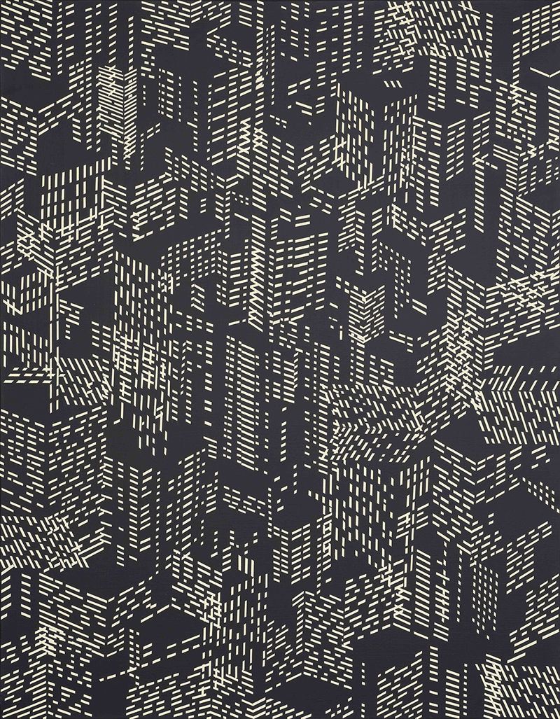 A City Without Shadows_하나의 도시_03, painted medium collage, acrylic on canvas, 116.8x91cm, 2026 *재판매 및 DB 금지