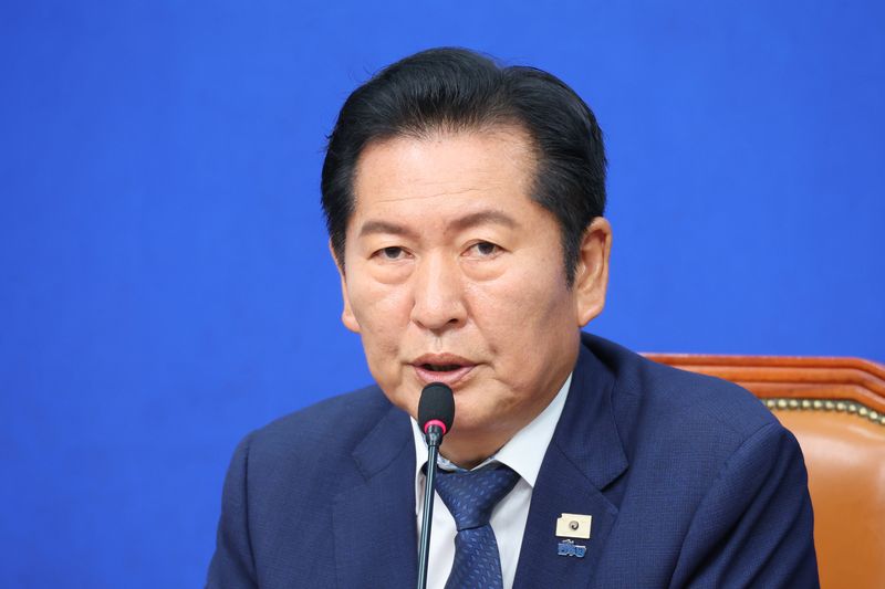 정청래 더불어민주당 대표. ⓒ 뉴스1 신웅수 기자