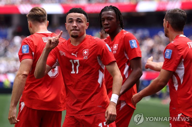 스위스 축구대표팀.연합뉴스