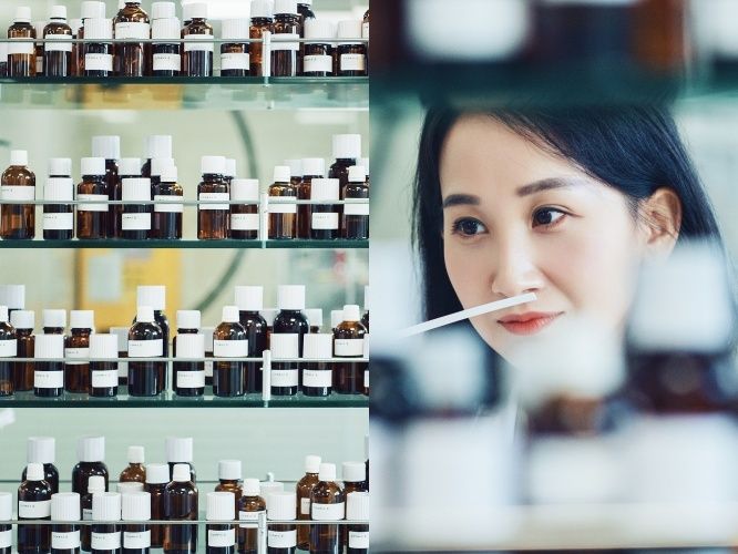 코스맥스 향료 연구개발 모습(코스맥스 제공)
