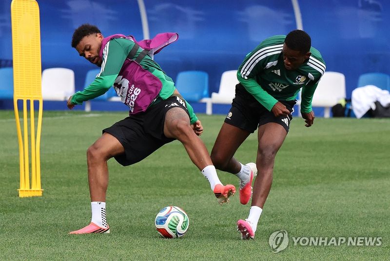 한국대표팀의 다음상대...남아공 선수들 (출처=연합뉴스)