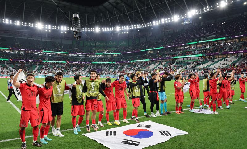 4년 전 초반 고비를 넘고 16강에 올랐던 축구대표팀. 2022.12.3 ⓒ 뉴스1 이광호 기자