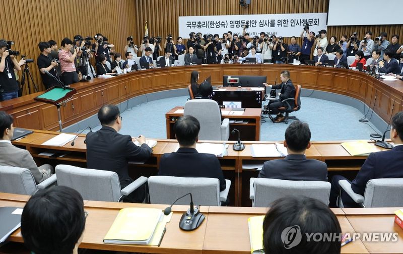 한성숙 국무총리 후보자 인사청문회 (출처=연합뉴스)