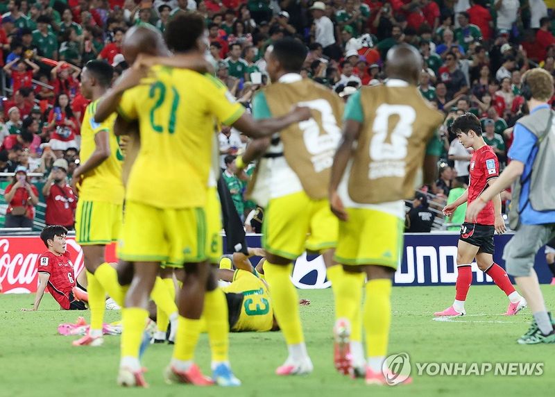 아쉬운 대한민국 (출처=연합뉴스)