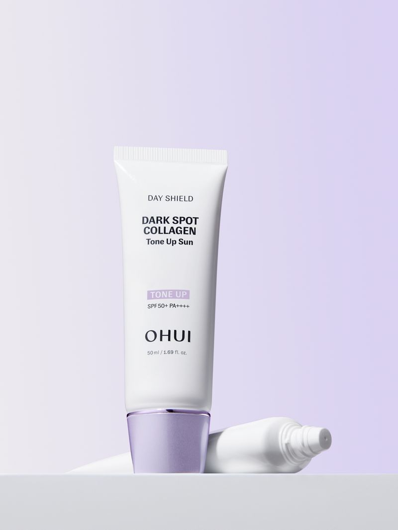 오휘 데이쉴드 다크스팟 콜라겐 톤업 선 LG생활건강 제공