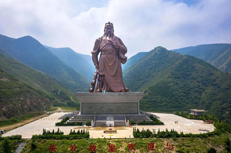 해주 관제묘 인근에 있는 관우 동상. 중국관광청 제공