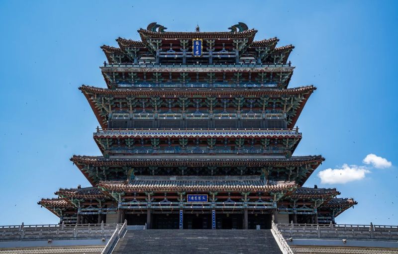 황새가 둥지를 틀었다는 관작루. 중국관광청 제공