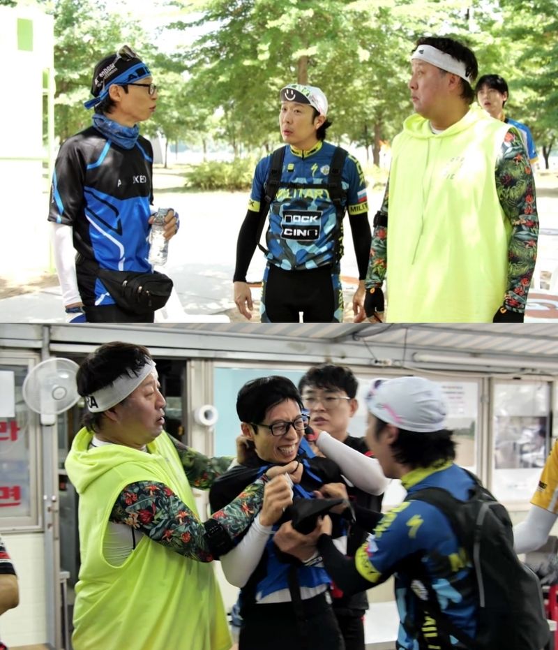 "여기 도둑있어" '놀뭐' 유재석 vs 정준하, 또 붙었다…도벽 의심하다 멱살까지