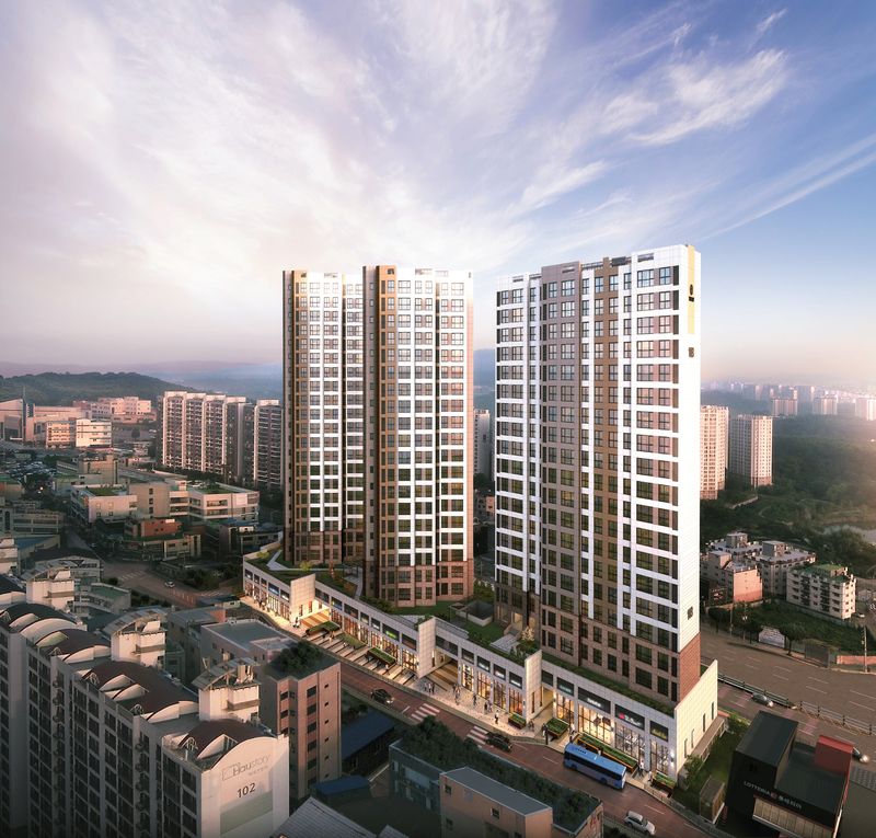 준공 완료 단지 오목천역 더리브 잔여 세대 무순위 공급 진행