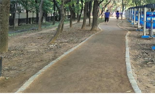 인천시는 지역 내 맨발 산책로 81곳에 대해 토양 안전성 조사를 실시한 결과 80곳이 '적합'한 것으로 나타났다. 1곳은 중금속 기준을 초과해 이용을 중지했다. 사진은 만수4녹지 맨발산책로 전경. 인천시 제공.
