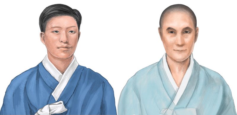 국가보훈부는 2026년 7월의 독립운동가로 광복회에 참여, 군자금 모집 및 친일부호 처단 활동을 했던 김경태(1879~1921), 임봉주(1880~1921), 장두환(초상화 왼쪽,1894~1921) 선생과 역시 광복회의 상업조직 대동상점을 경영하며 군자금 모집 활동을 펼쳤던 박제선(초상화 오른쪽, 1878~1938) 선생 등 네 분의 영웅들을 선정했다. 국가보훈부 제공