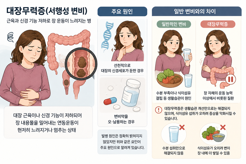 대장무력증의 정의와 발병 원인. /사진=챗GPT