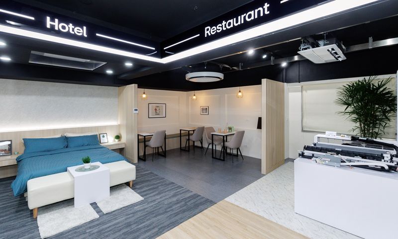 LG전자가 지난 6월 신규 오픈한 대만 타이중 LG 냉난방공조(HVAC) 아카데미 내부. LG전자 제공