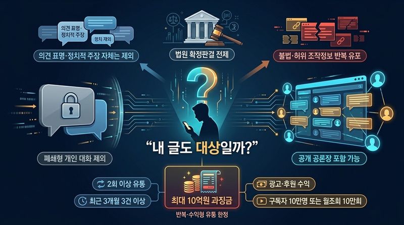 [허위조작정보 규제] ① "내 SNS 글도 처벌?"…7일부터 달라지는 것들 (출처=연합뉴스)