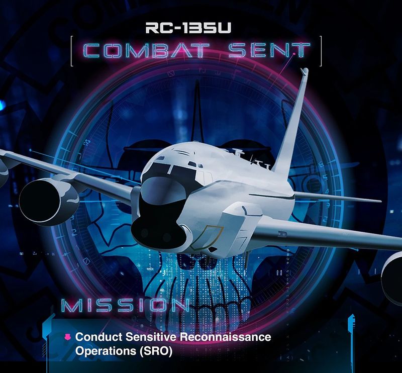 미 공군의 전략 전자정찰기 'RC-135U 컴뱃 센트(Combat Sent)'의 주요 임무와 제원을 소개하는 안내 포스터의 일부. 이 기종은 수백km 밖에서도 지상·해상·공중에서 발신되는 모든 레이더 전파와 주파수 특성을 정밀하게 탐지하고 분석한다. 핵실험이나 미사일 발사 준비 과정, 탄도미사일의 비행 특성을 감지해 대응 데이터를 확보하고, 미 대통령과 전쟁부 핵심 지도부에 핵심 전자 정찰 정보를 제공하는 역할을 수행한다. 미 공군·미 국방영상정보배포서비스(DVIDS) 캡처