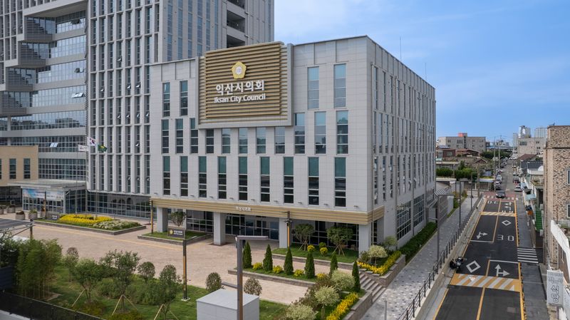 전북 익산시의회 전경.