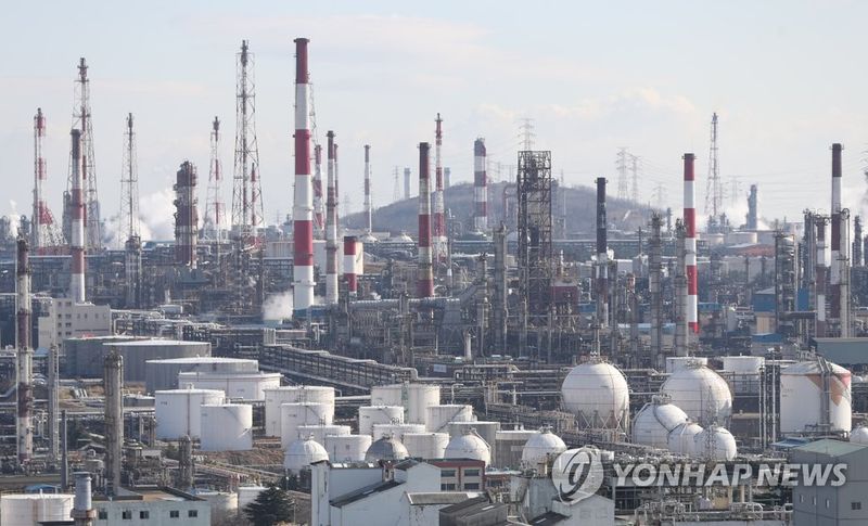 울산 남구 석유화학공단 (출처=연합뉴스)