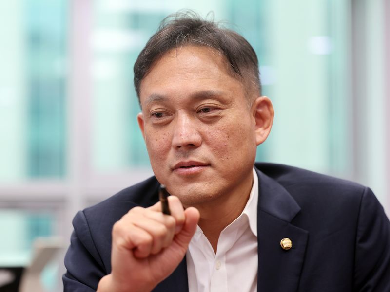 김태규 국민의힘 의원이 7일 오후 서울 여의도 국회 의원회관에서 뉴스1과 인터뷰를 하고 있다. ⓒ 뉴스1 황기선 기자