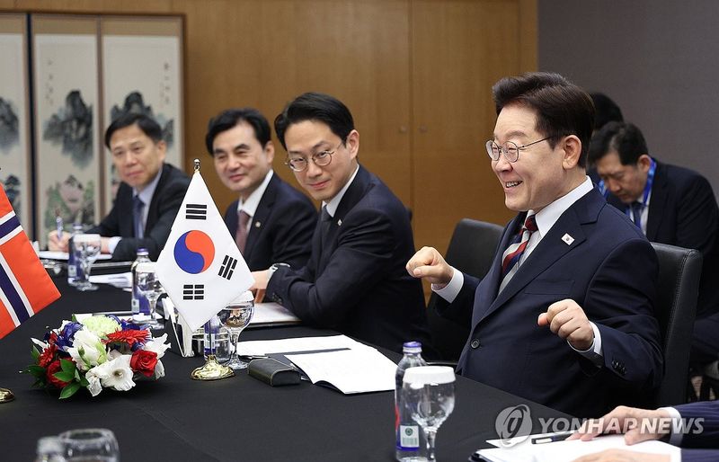 이재명 대통령, 한-노르웨이 정상회담 (출처=연합뉴스)