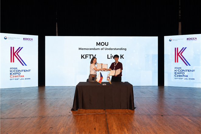 2026 체코 K-콘텐츠 엑스포 현장사진. 콘진원 제공