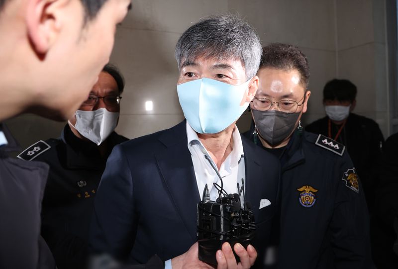 [서울=뉴시스] 조성우 기자 = '임성근 구명 로비' 의혹 관련 자신의 휴대전화 파손을 지시한 혐의로 기소된 이종호 전 블랙펄인베스트 대표가 1심에 이어 2심에서도 무죄를 선고받았다. 사진은 이 전 대표의 모습. 2026.07.09. xconfind@newsis.com