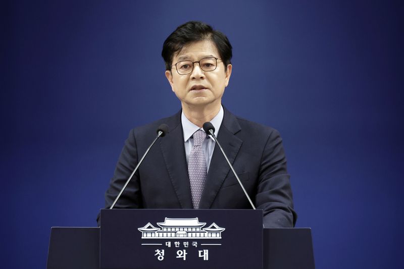 성기홍 청와대 홍보소통수석. 연합뉴스
