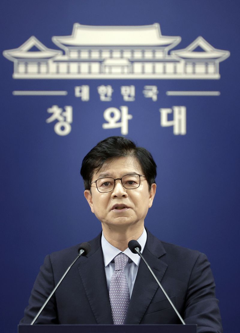 성기홍 청와대 홍보소통수석. 뉴시스
