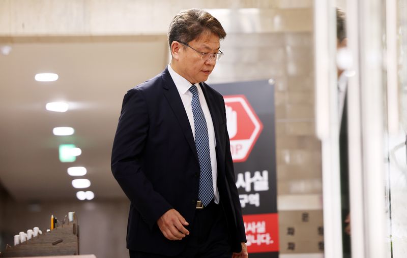 [과천=뉴시스] 박영태 기자 = 2차 종합특검(특별검사 권창영)이 10일 순직 해병 수사 외압 의혹과 관련해 공무상 비밀 누설 혐의로 이시원 전 대통령실 비서관에 대한 구속영장을 청구했다. 2026.07.10. since1999@newsis.com