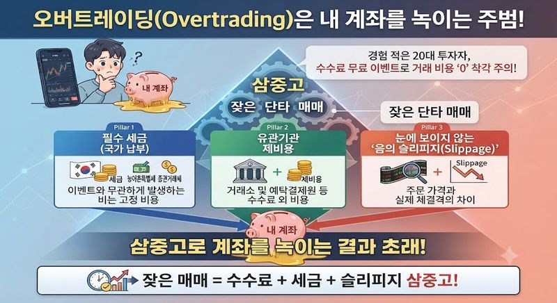오버트레이딩을 경계해야 하는 이유. 제미나이 생성 이미지