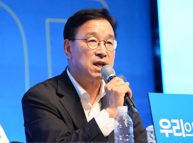 위성곤 제주특별자치도지사가 11일 오후 제주국제컨벤션센터에서 열린 민선 9기 제주도정 첫 타운 홀 미팅에서 발언하고 있다.(제주특별자치도 제공, 재판매 및 DB 금지)