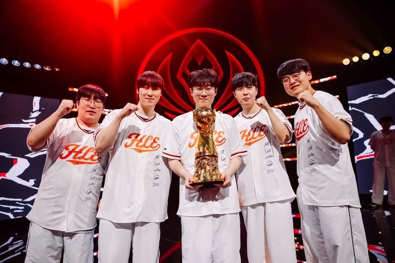 [서울=뉴시스] 2026 MSI에서 우승을 차지한 한화생명e스포츠. (사진=라이엇게임즈 제공) *재판매 및 DB 금지