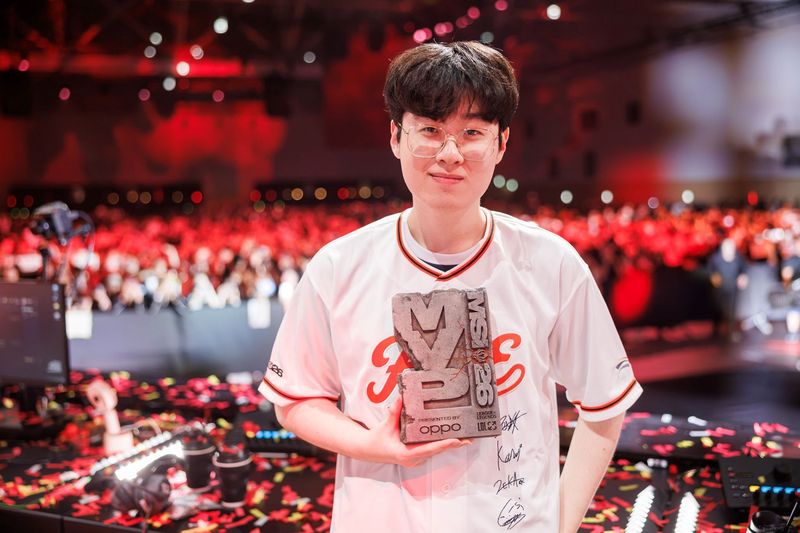 [서울=뉴시스] 2026 MSI 결승전 MVP로 선정된 '제우스' 최우제. (사진=라이엇게임즈 제공) *재판매 및 DB 금지