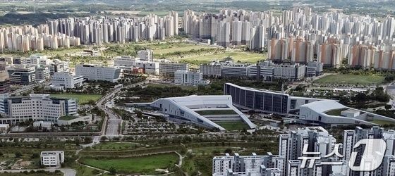 충남도청 소재지인 내포신도시 전경.(도 제공. 재판매 및 DB금지)/뉴스1